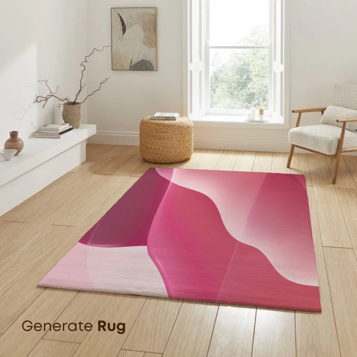Fluid Pink Elegance: Abstract Waves in Motion - Image 6