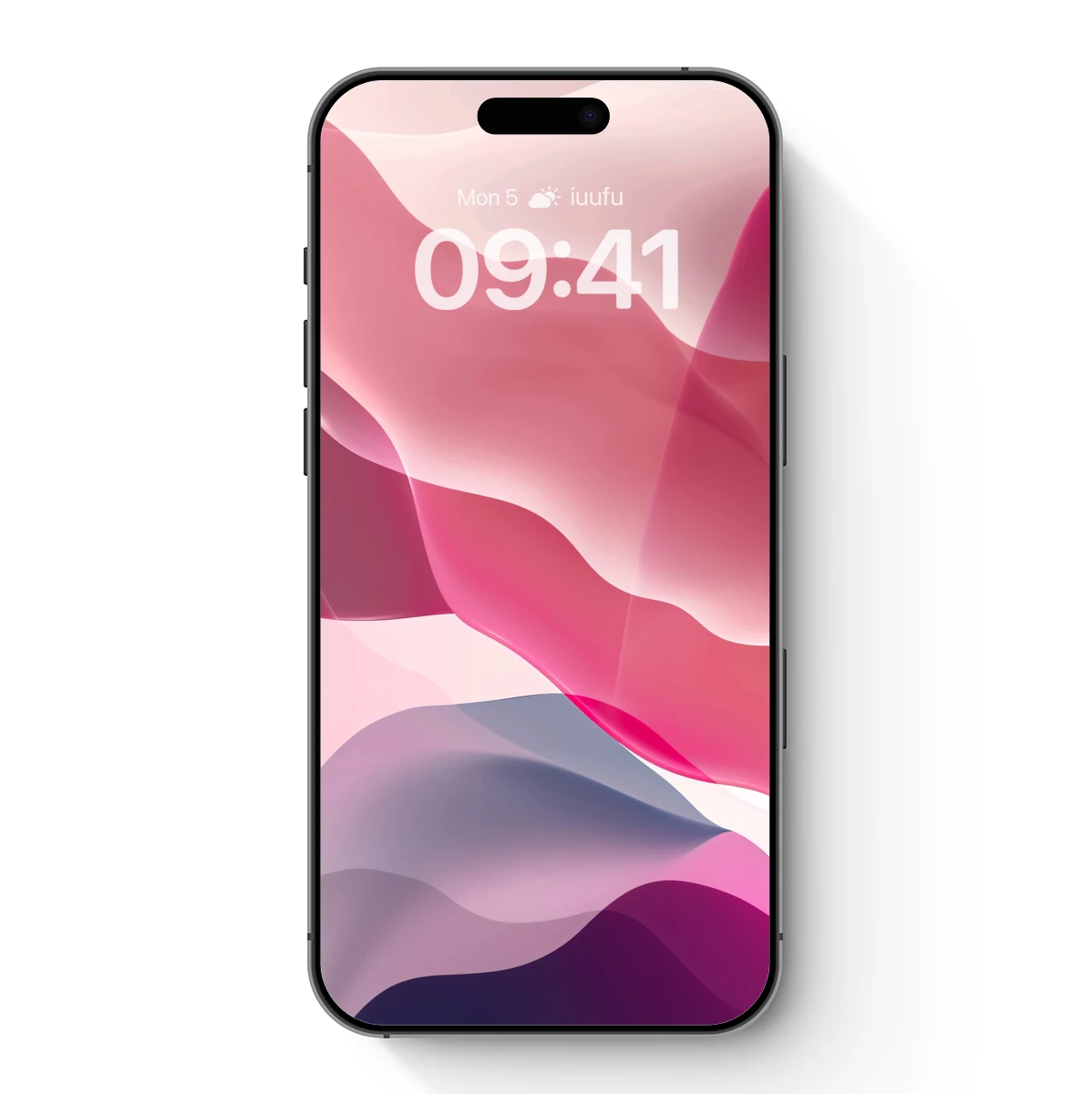Fluid Pink Elegance: Abstract Waves in Motion