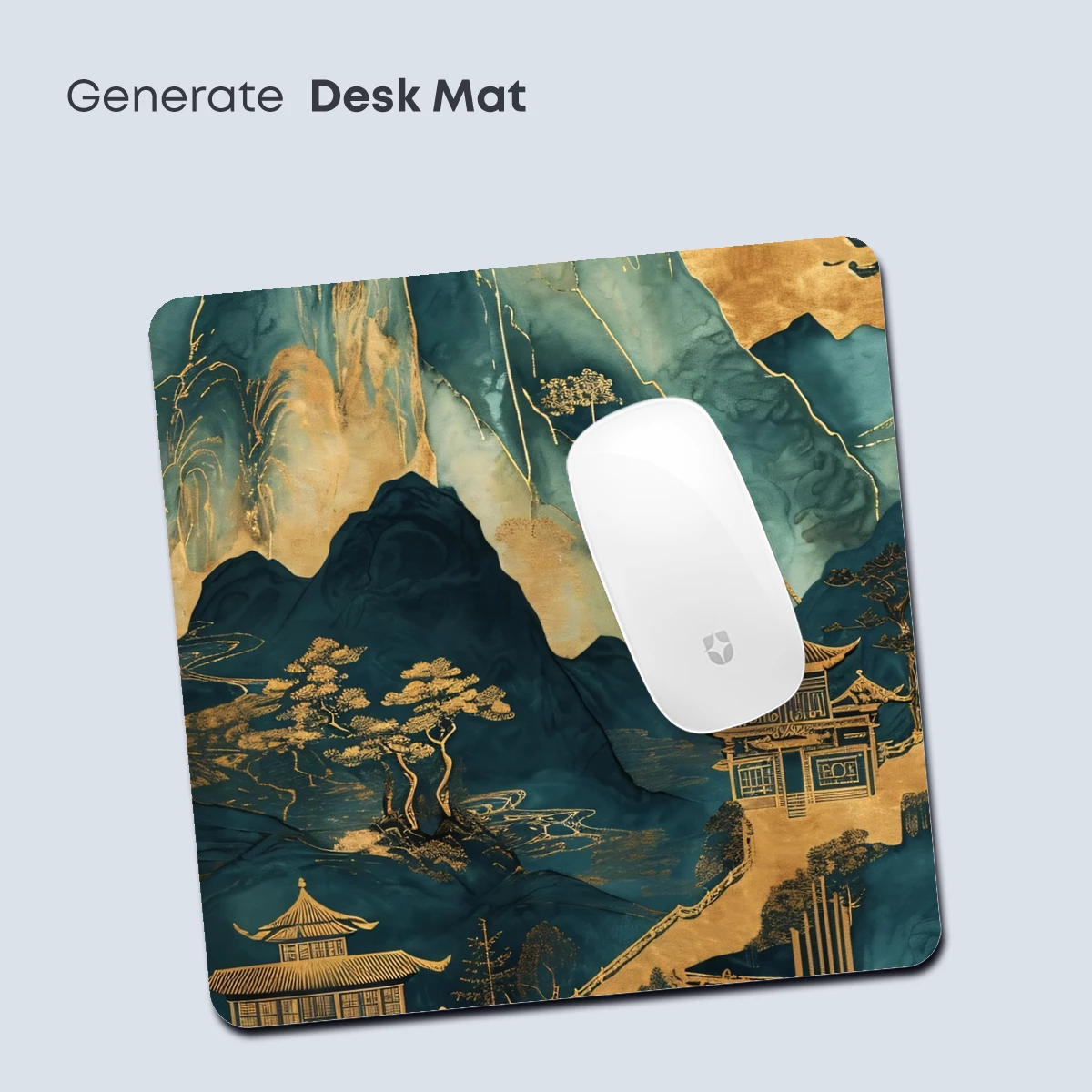 Golden Pagodas in Azure Mountains - Image 4