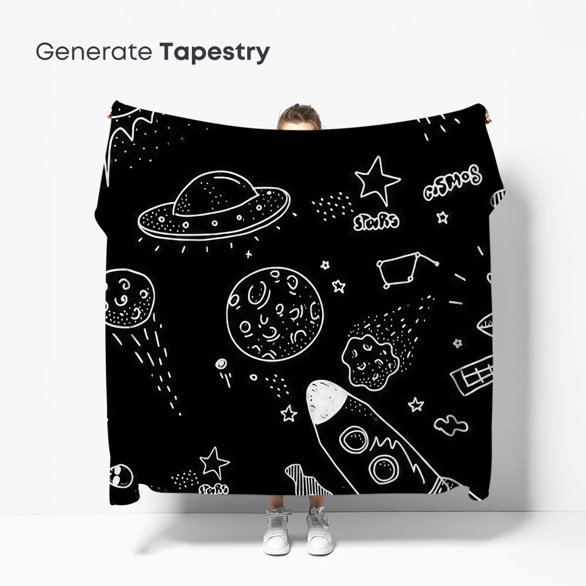 Cosmic Odyssey: Hand-Drawn Space Adventure - Image 5