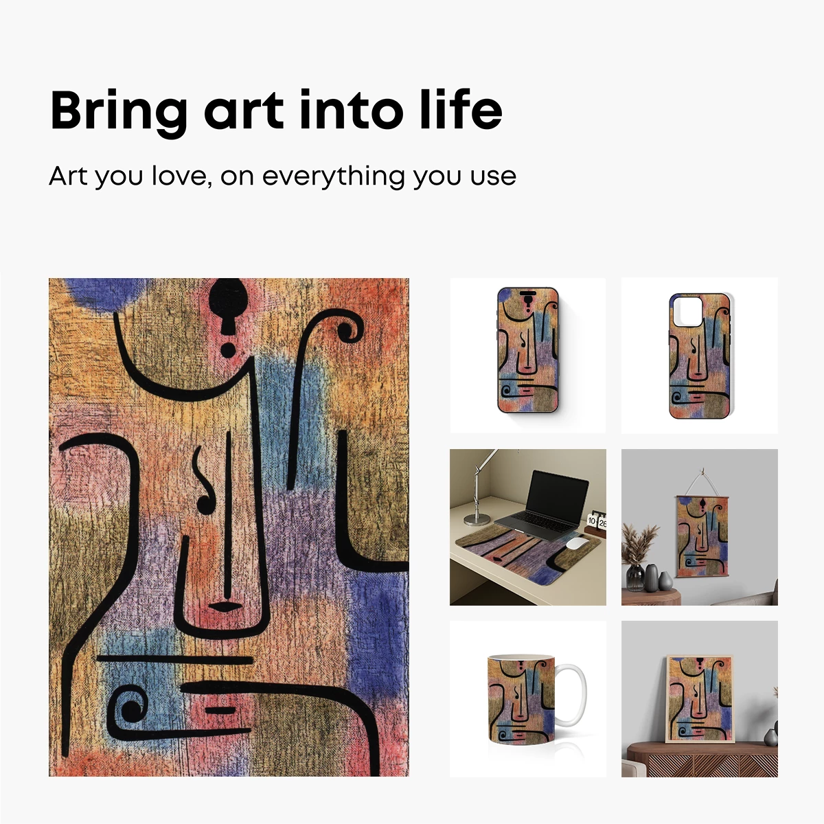 Abstract Figure in Vibrant Hues: A Modernist Interpretation - Image 2