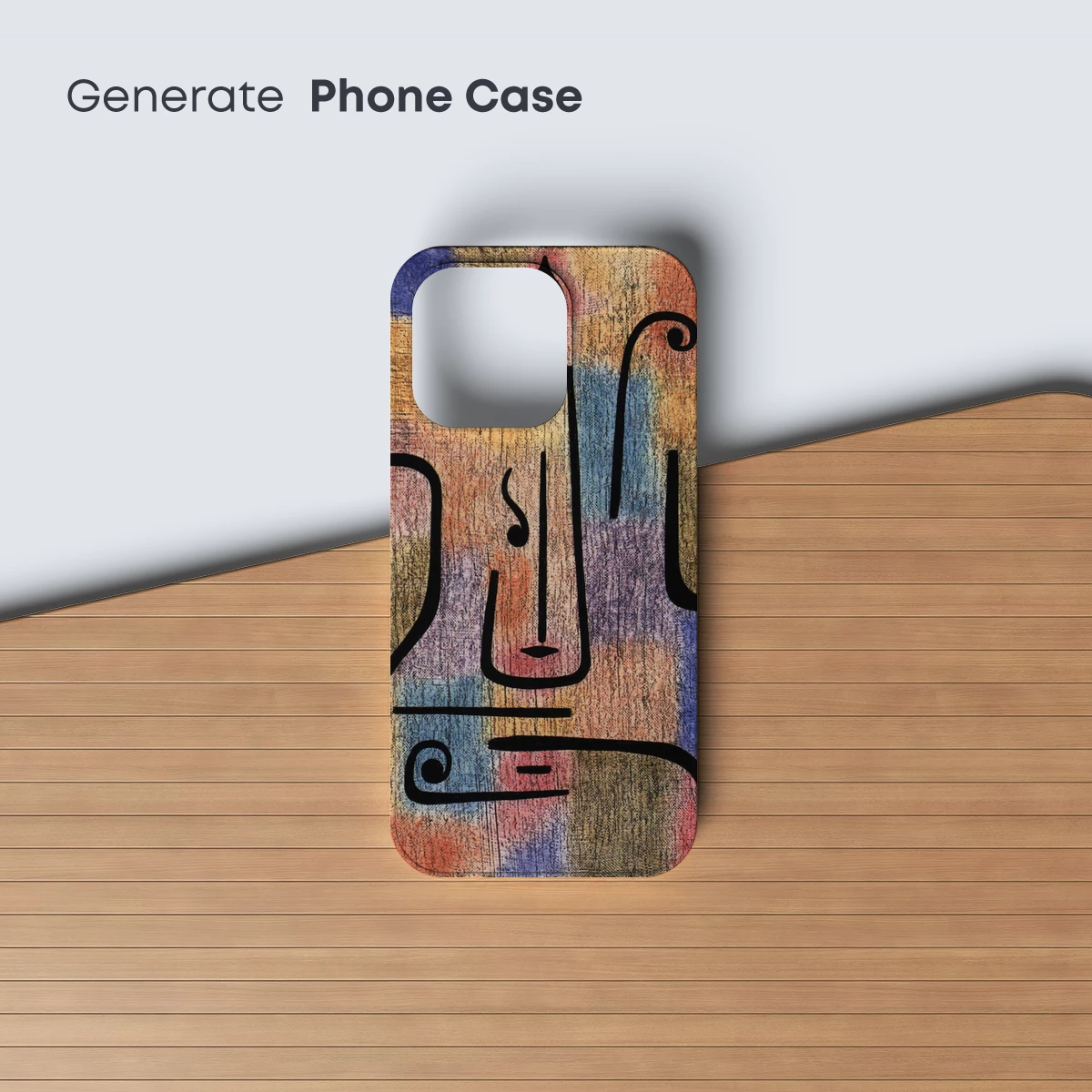 Abstract Figure in Vibrant Hues: A Modernist Interpretation - Image 3