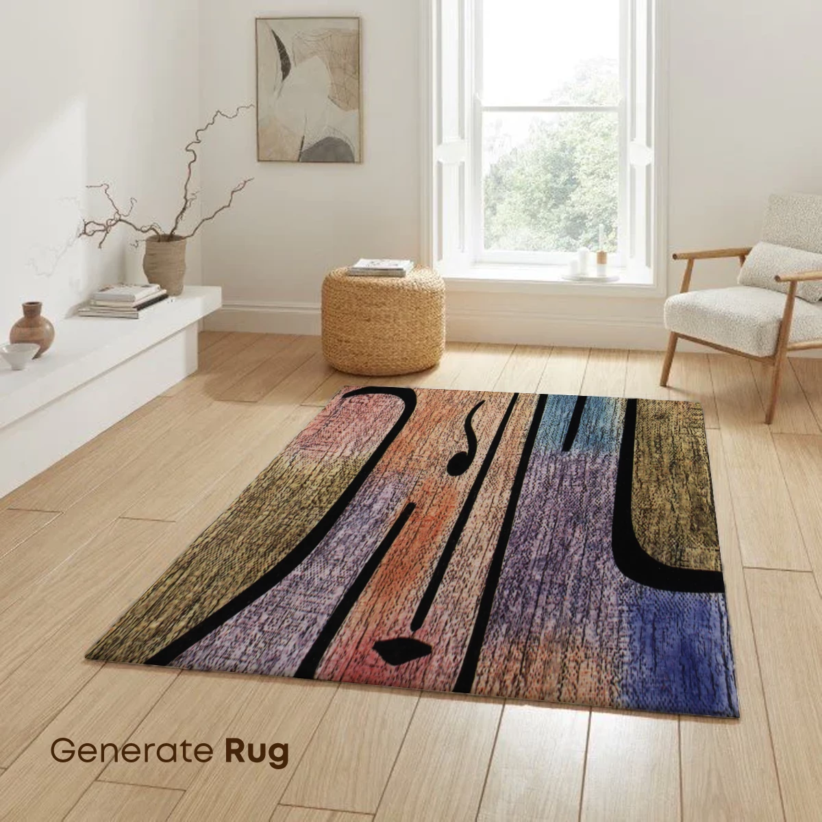 Abstract Figure in Vibrant Hues: A Modernist Interpretation - Image 6