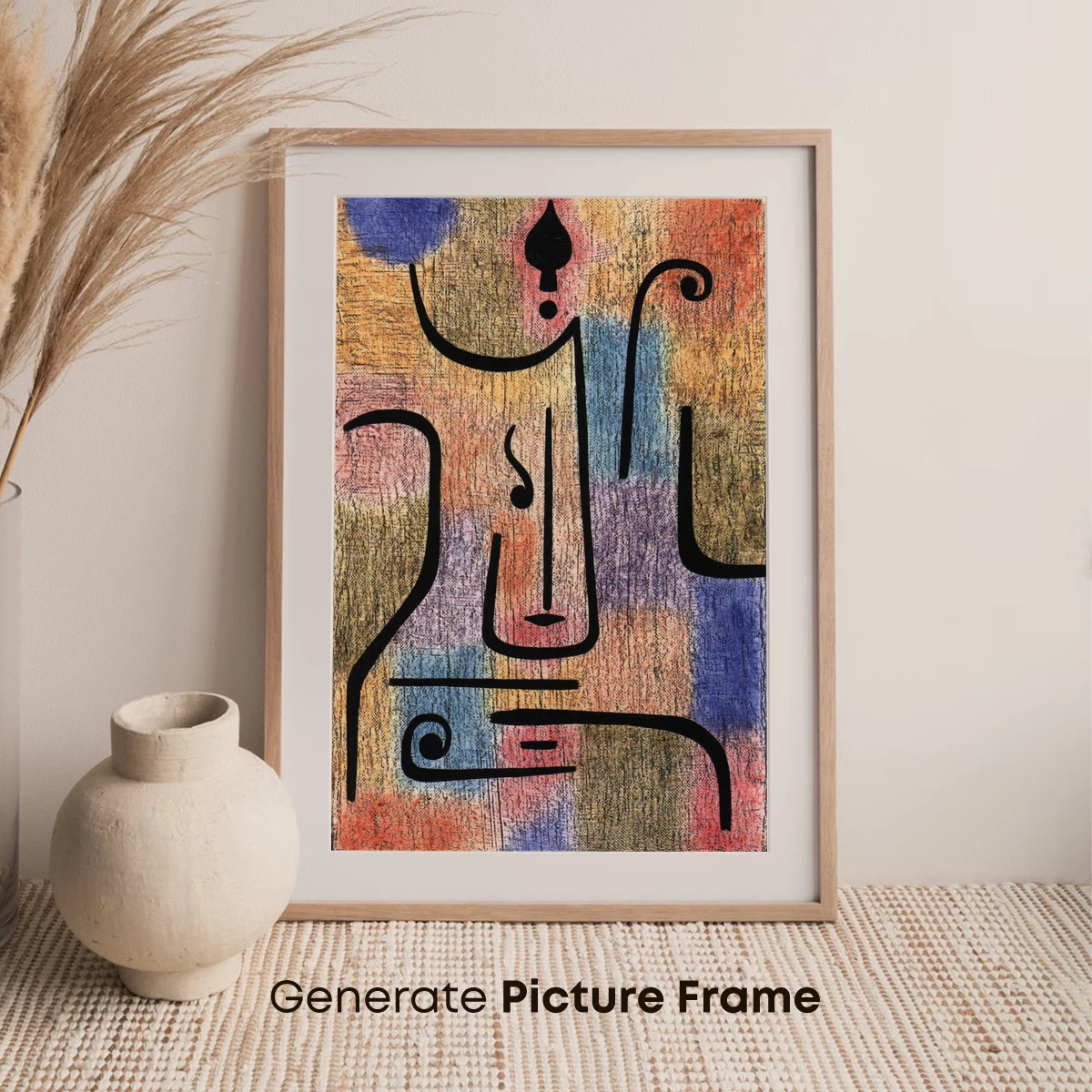 Abstract Figure in Vibrant Hues: A Modernist Interpretation - Image 7