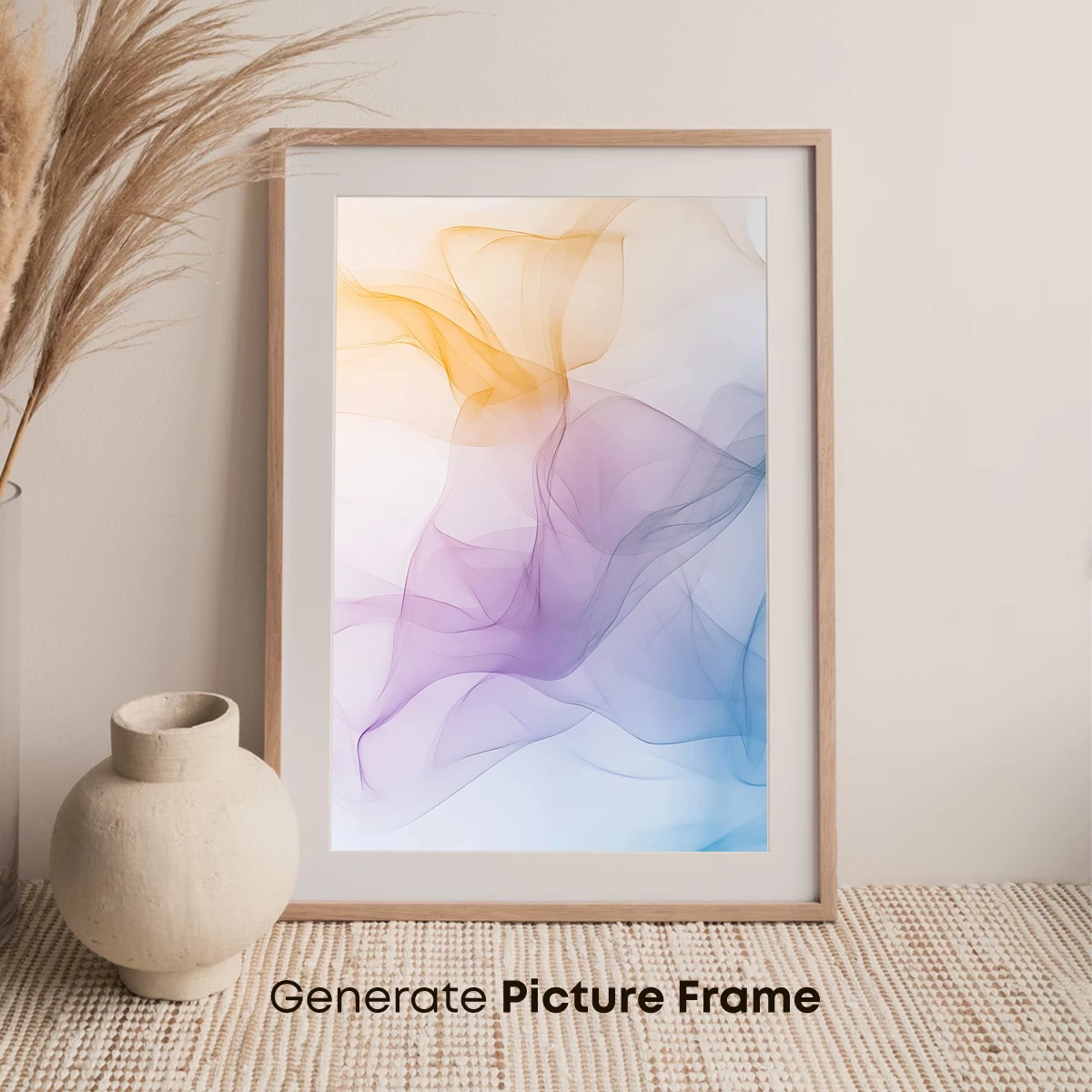 Ethereal Smoke Symphony: Colorful Abstract Flow - Image 7