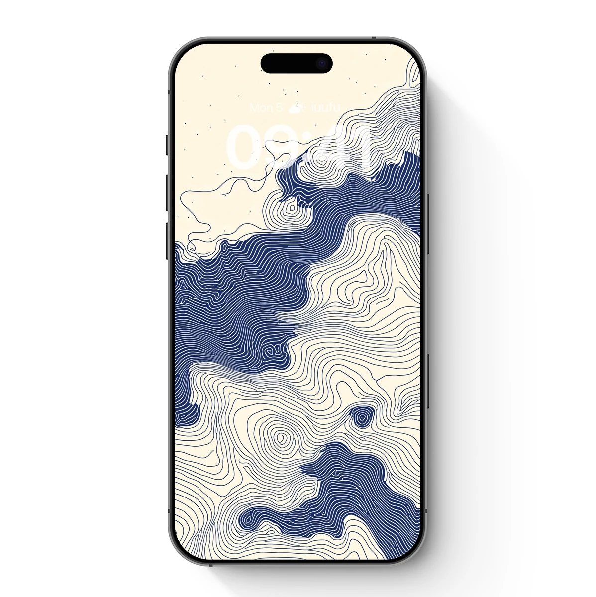 Contour Waves: Abstract Topography Art