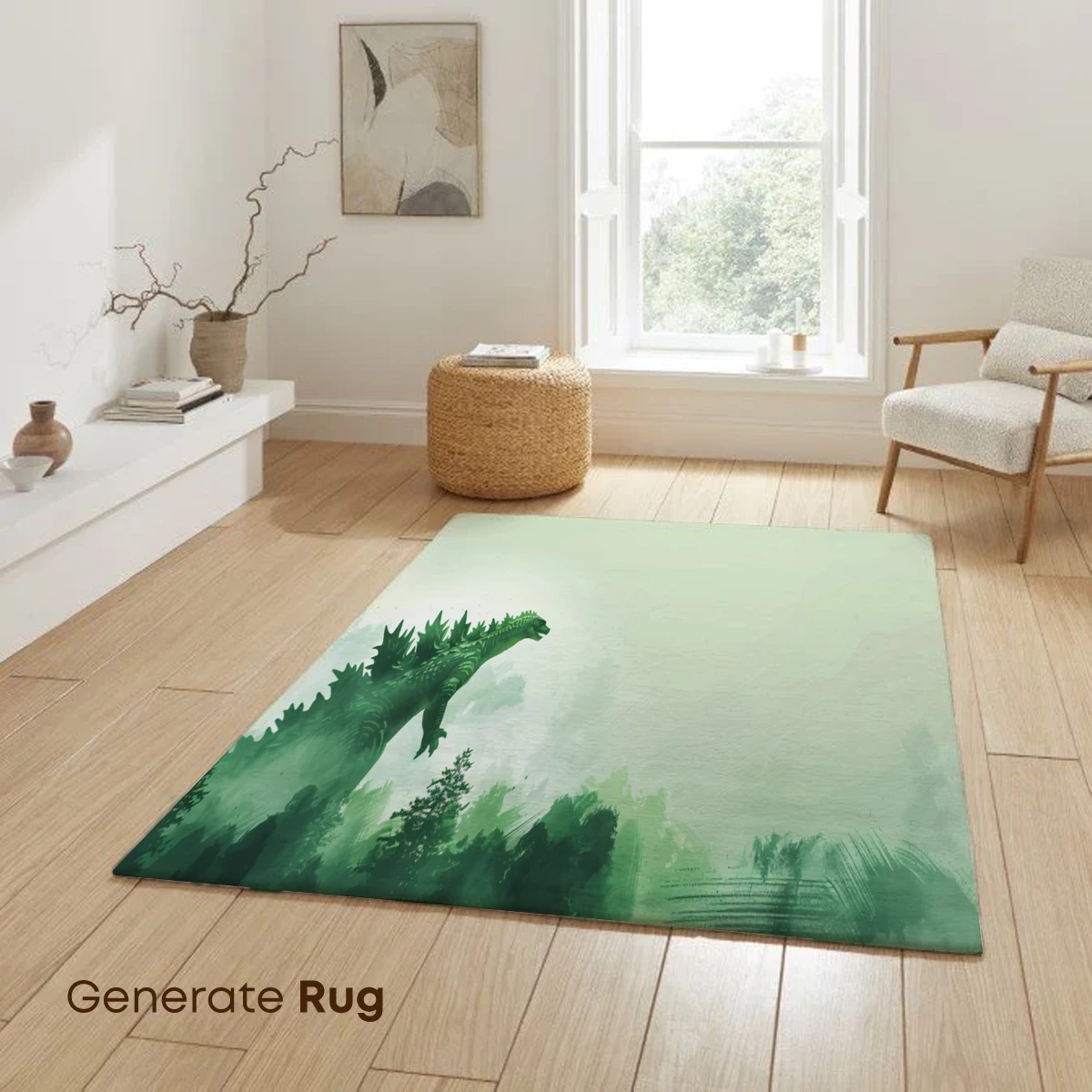 Majestic Godzilla in Misty Forest - Image 6