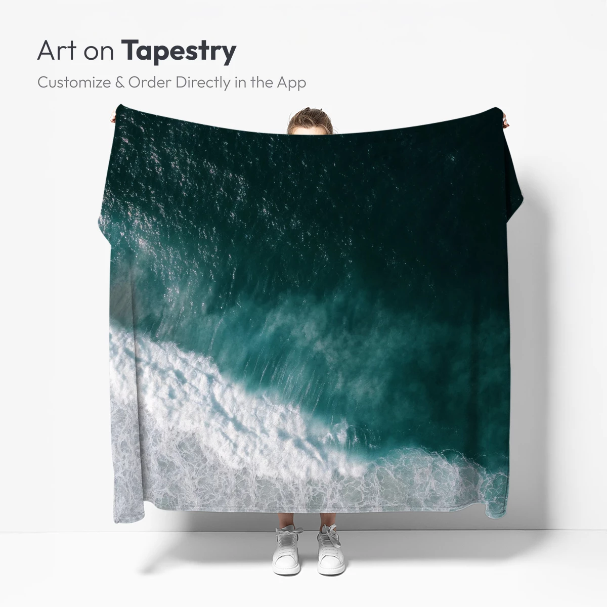 Aerial Wave Symphony: Ocean's Rhythmic Dance - Image 5