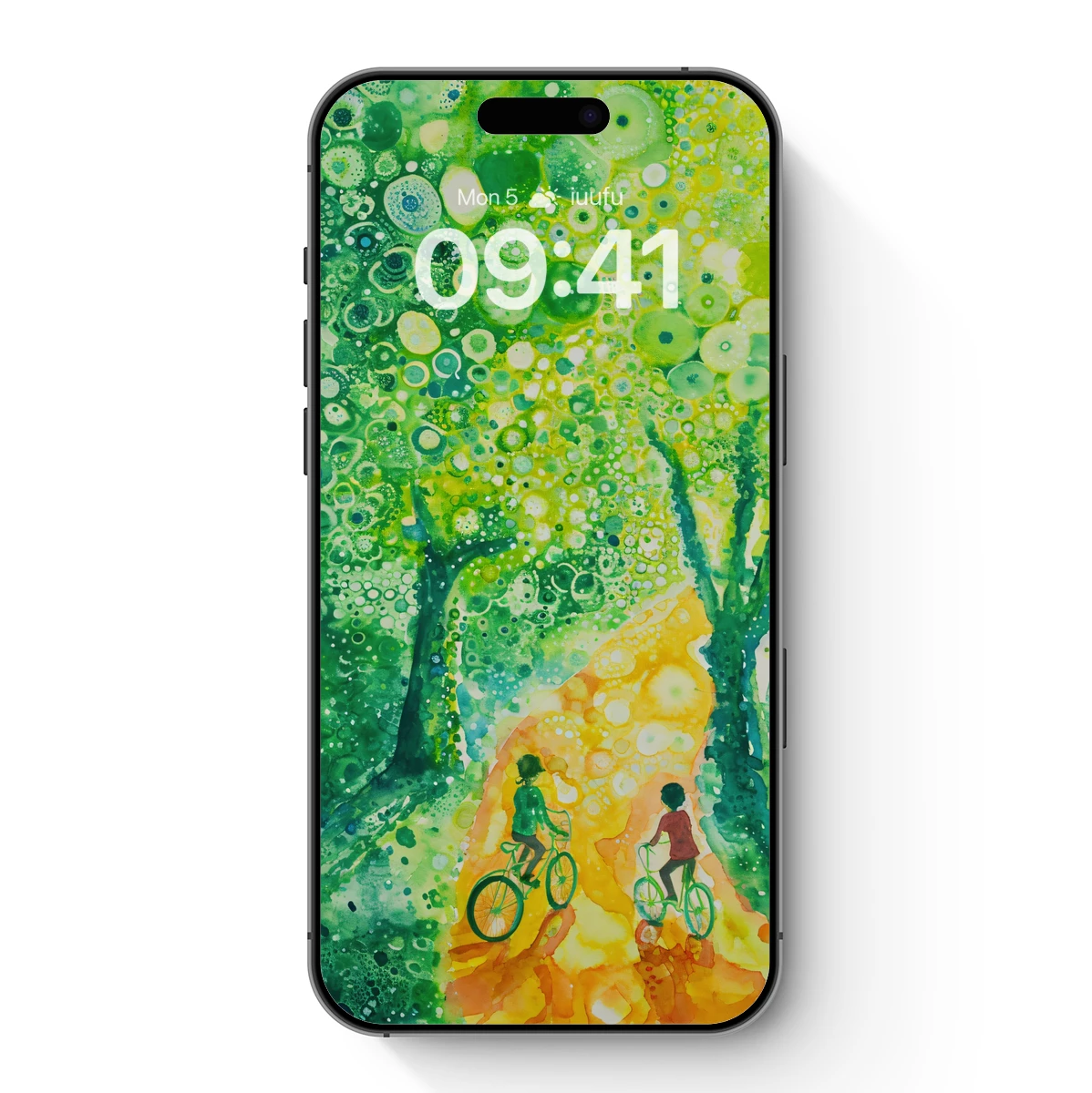 Cycling Through Luminous Forest