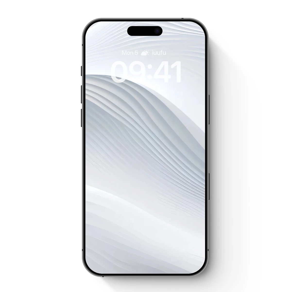 Elegant White Waves: A Symphony of Flowing Lines