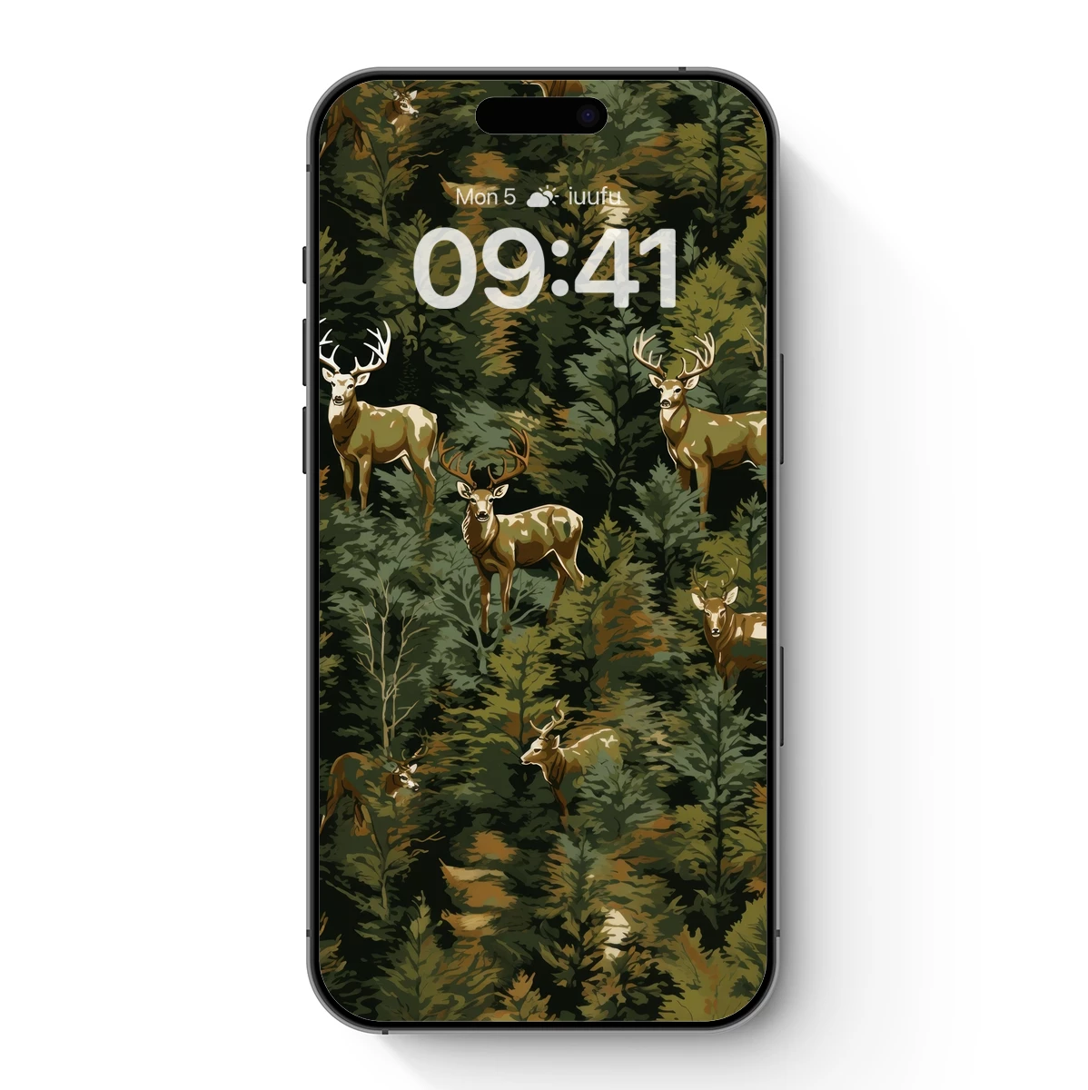 Deer in Verdant Forest: Nature's Harmony