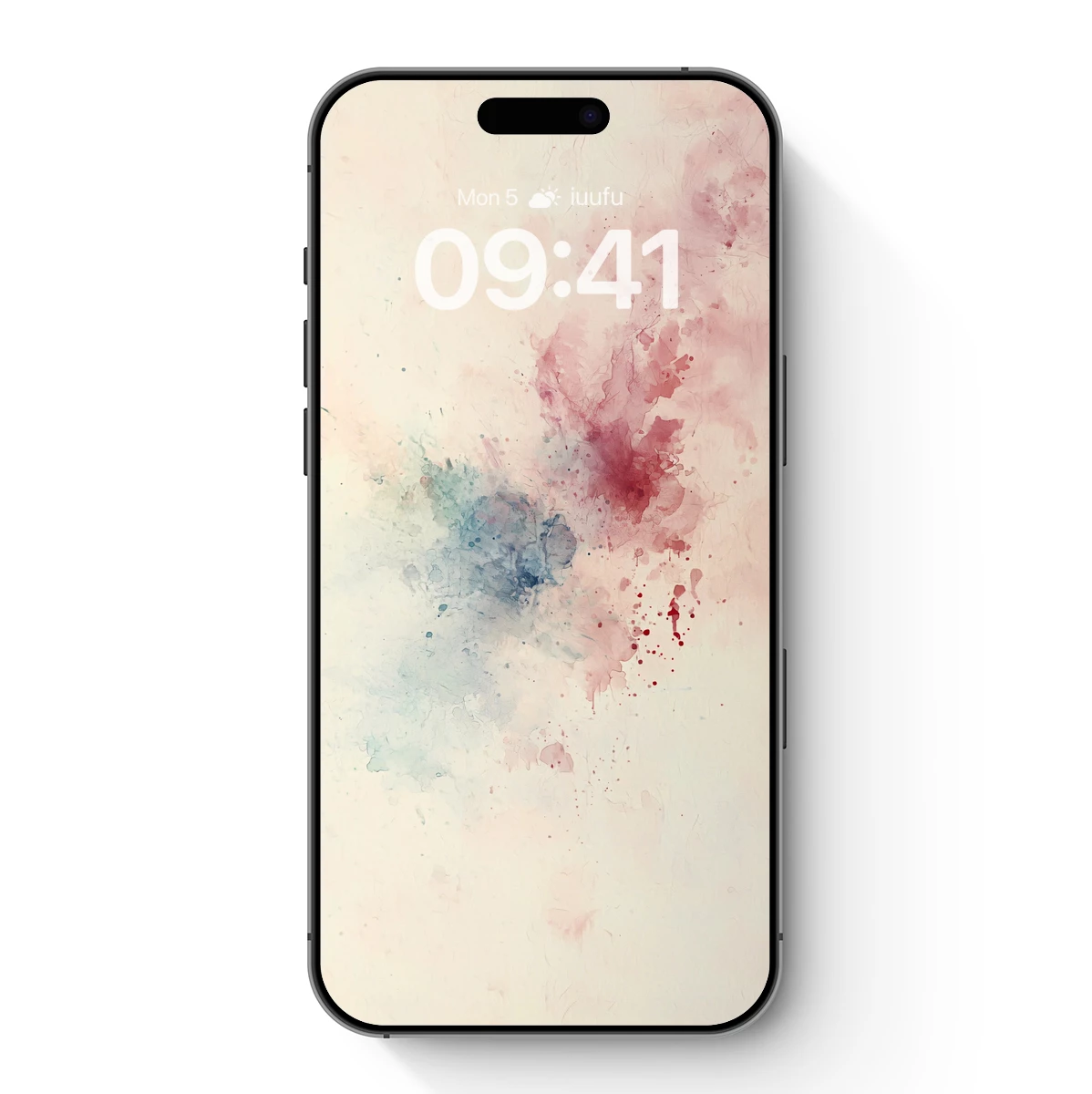 Abstract Fusion: Crimson and Cobalt Splash