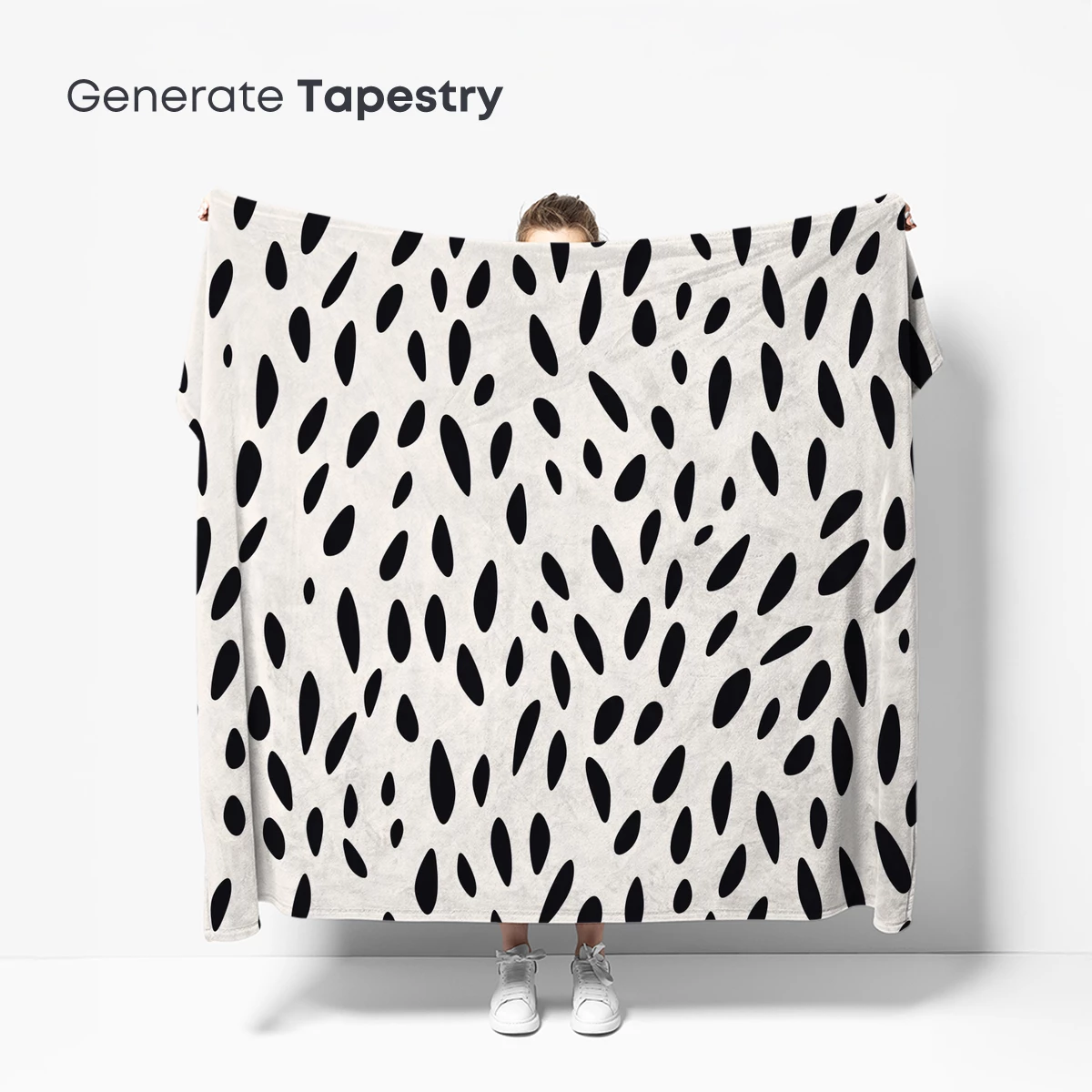 Abstract Black Dots: Dynamic Minimalist Pattern - Image 5