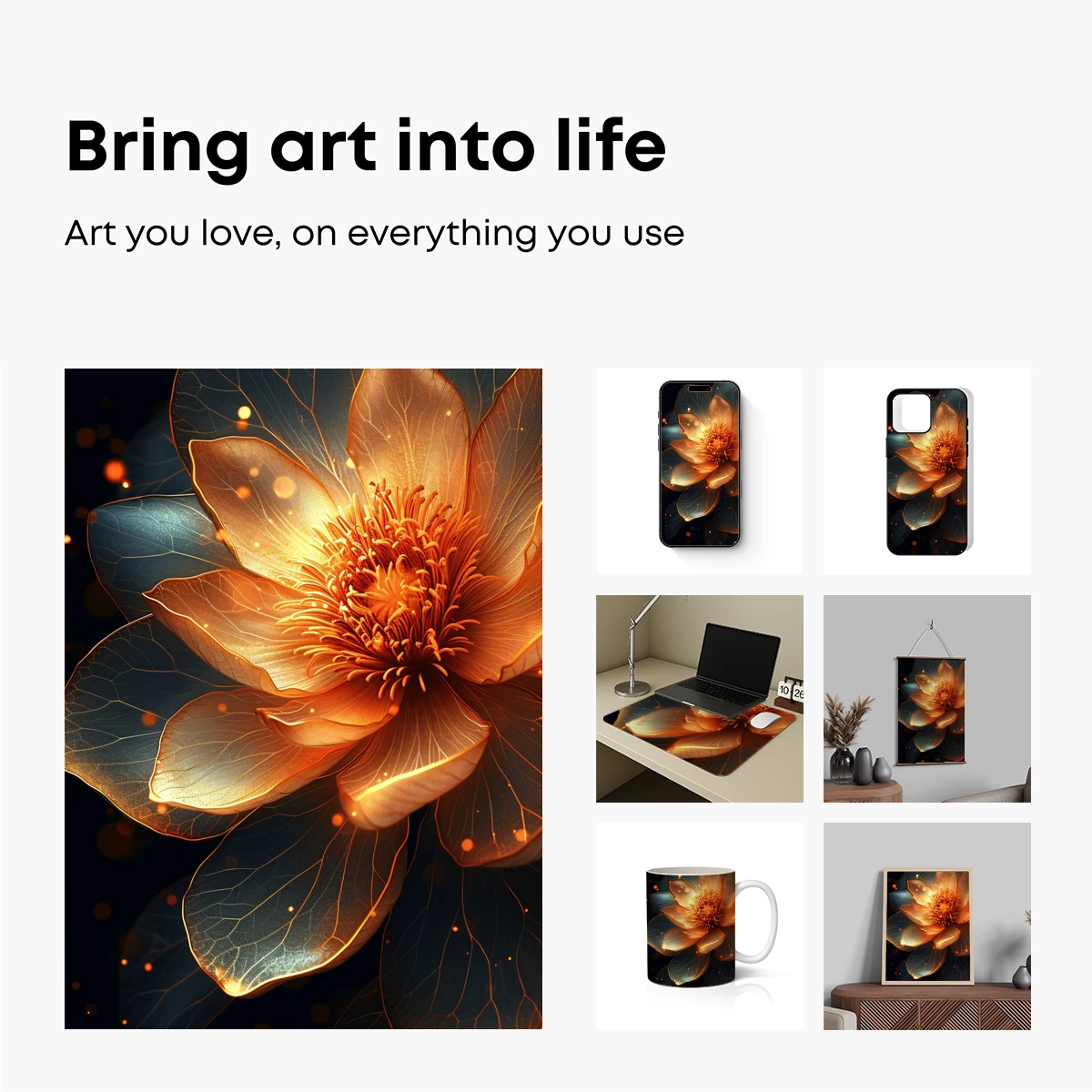 Golden Lotus Bloom: Radiant Artistry in Petals - Image 2