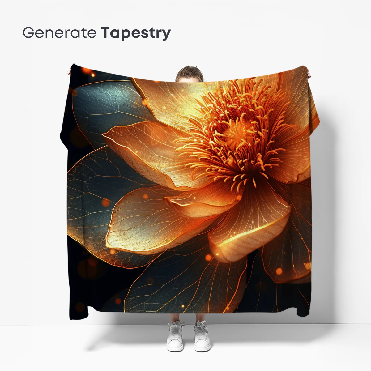 Golden Lotus Bloom: Radiant Artistry in Petals - Image 5