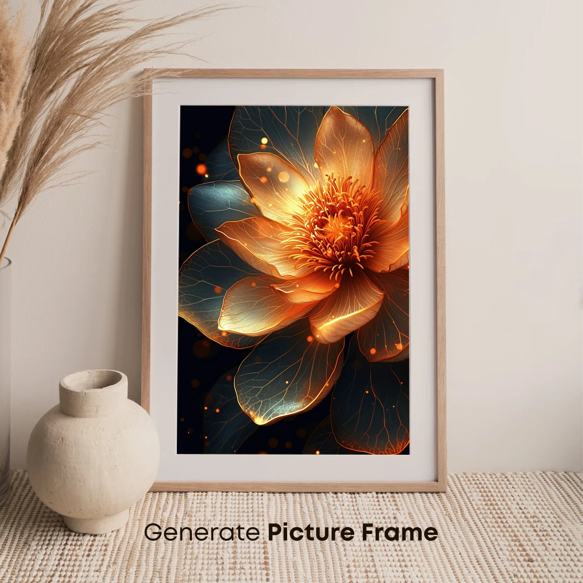 Golden Lotus Bloom: Radiant Artistry in Petals - Image 7