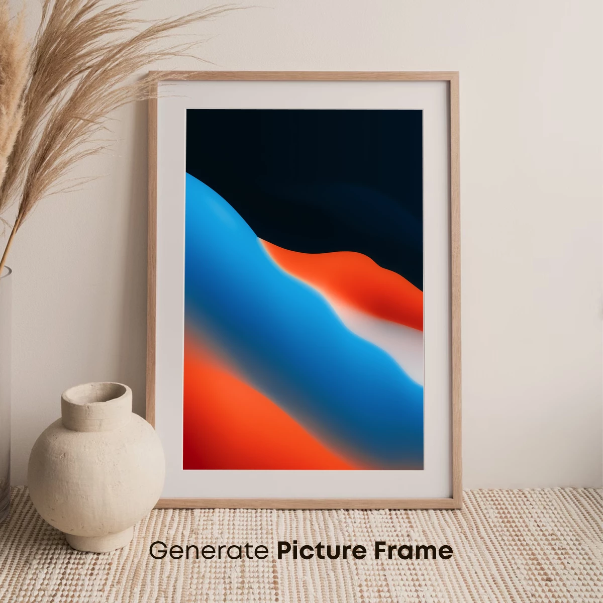 Fluid Chromatics: Blue and Orange Waves - Image 7