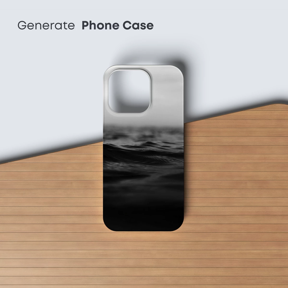 Eternal Ocean Depths: Monochrome Serenity - Image 3