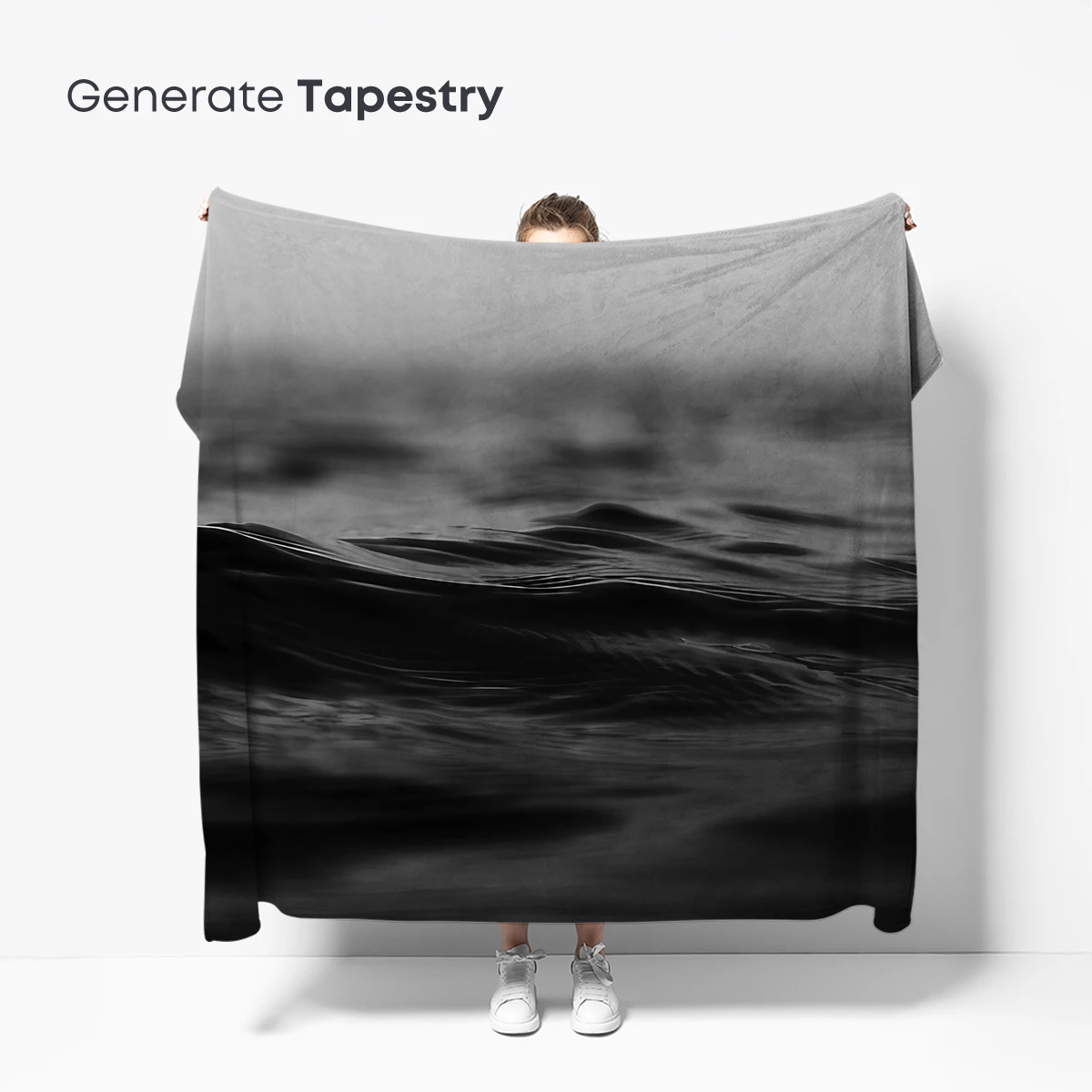 Eternal Ocean Depths: Monochrome Serenity - Image 5