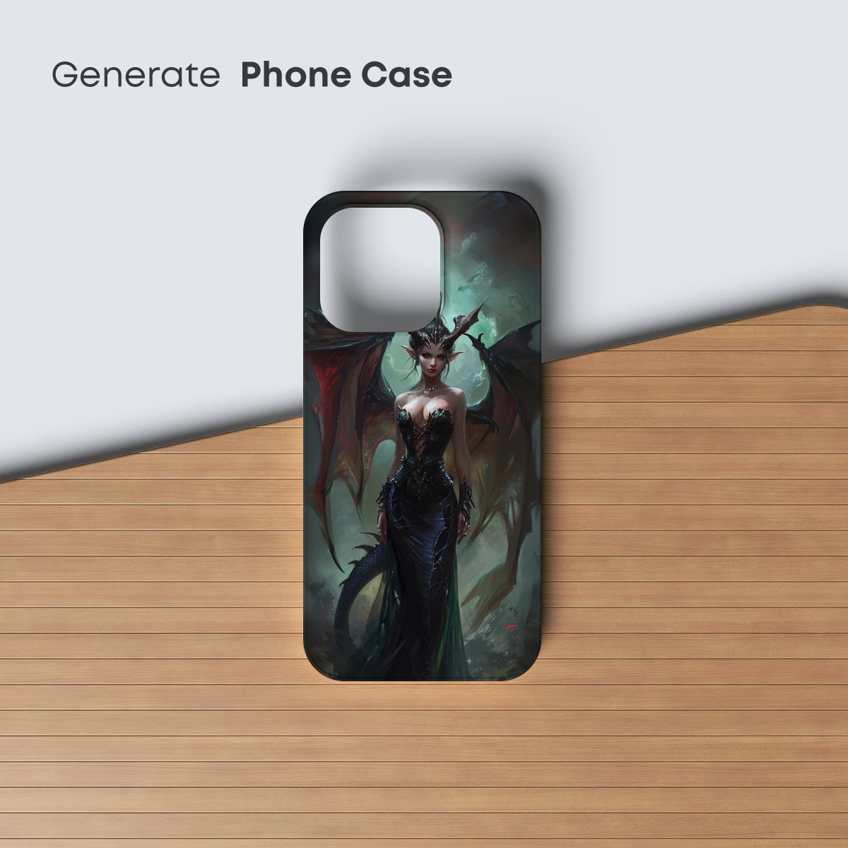 Ethereal Dragon Queen: Gothic Fantasy Artistry - Image 3