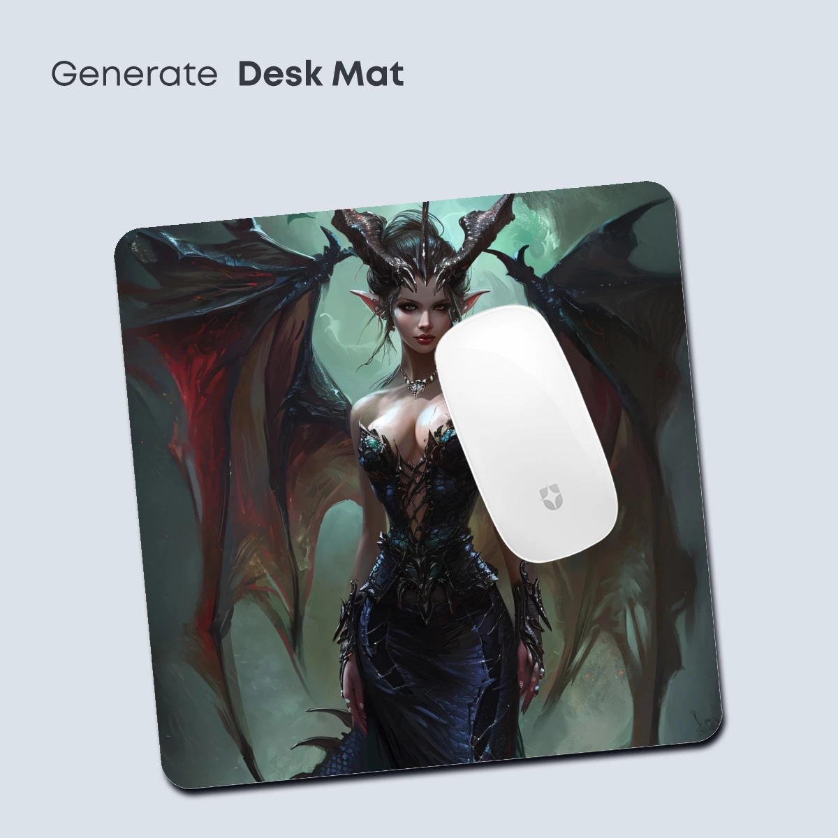 Ethereal Dragon Queen: Gothic Fantasy Artistry - Image 4