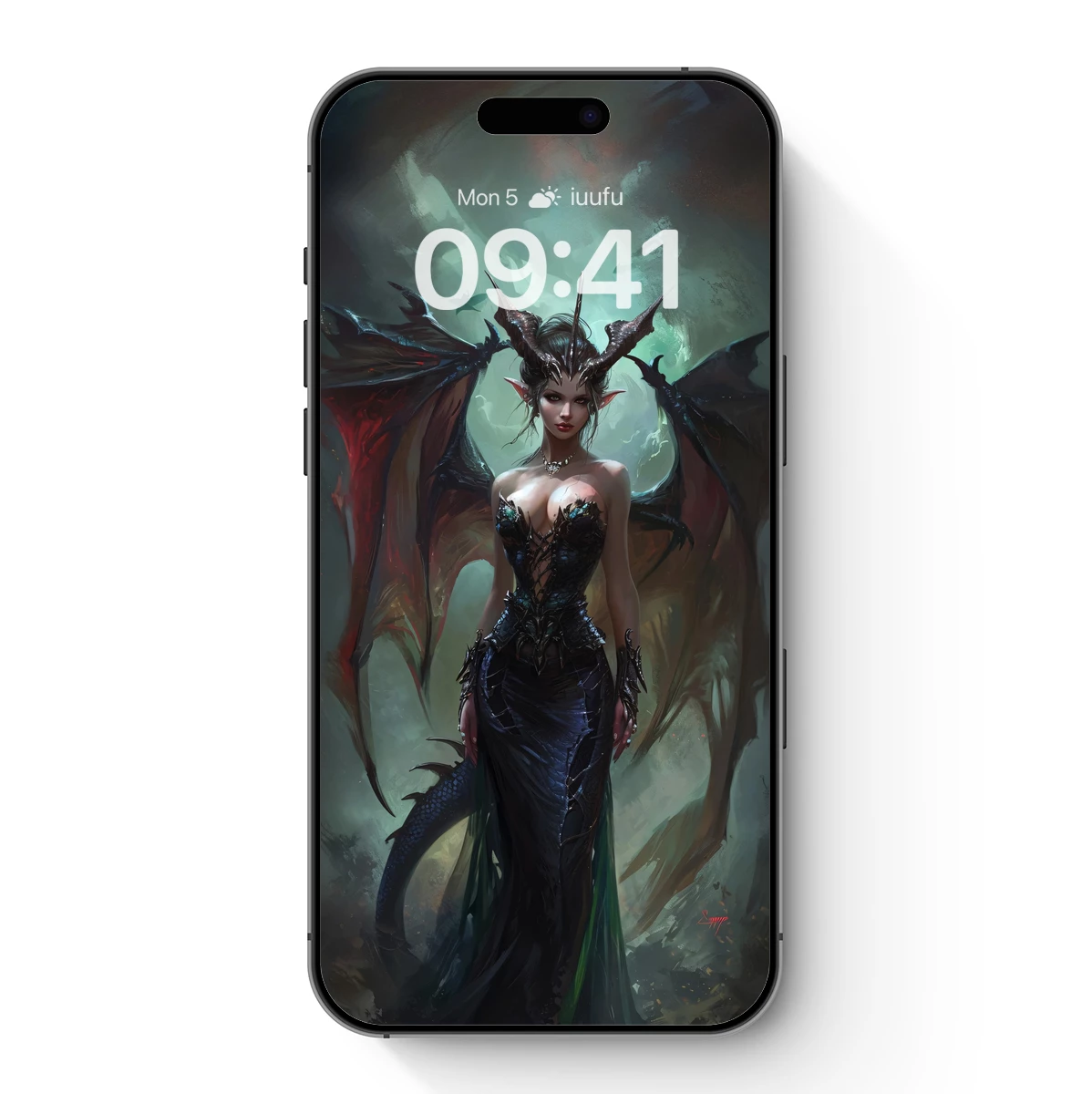 Ethereal Dragon Queen: Gothic Fantasy Artistry