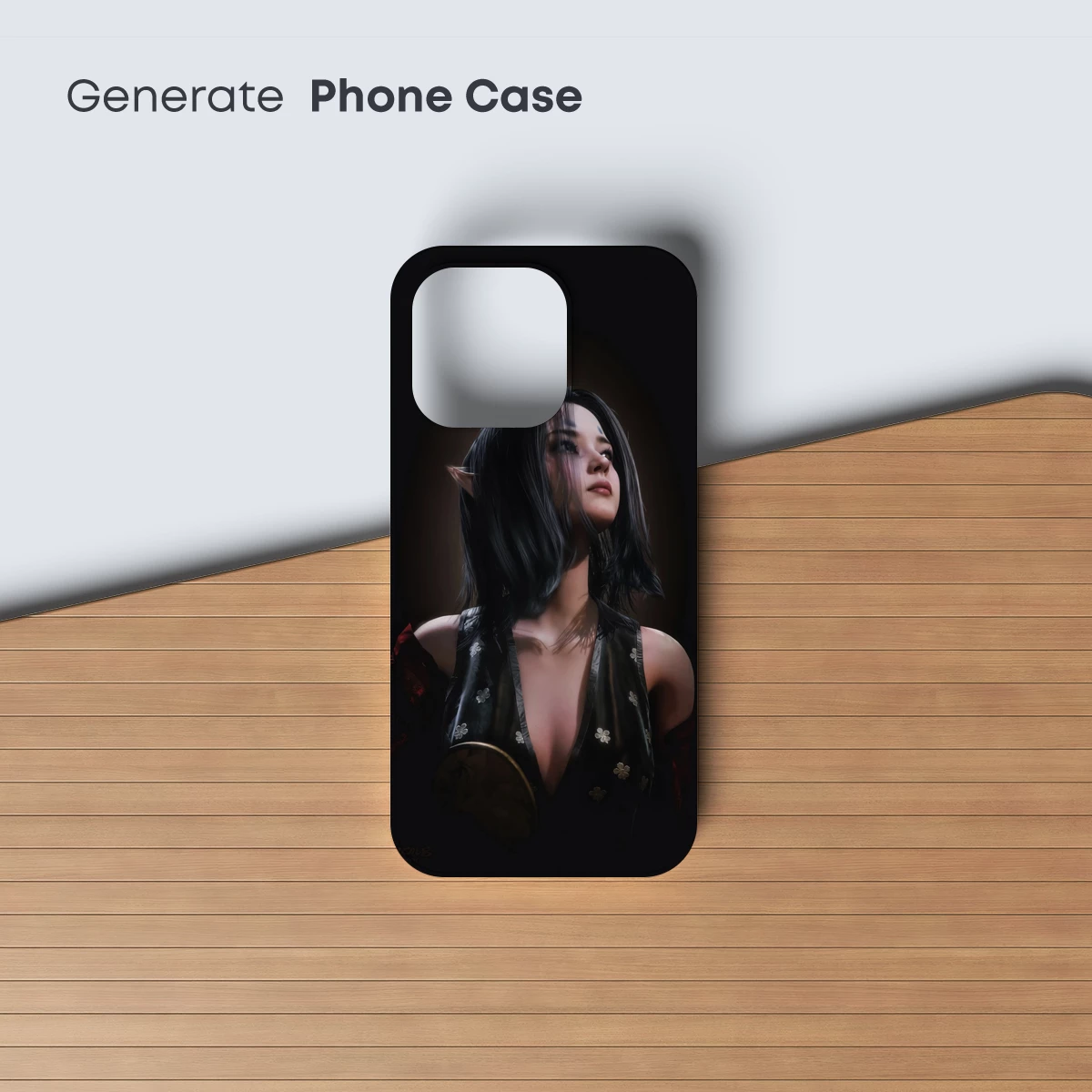 Ethereal Elf: Floral Fantasy Portrait - Image 3