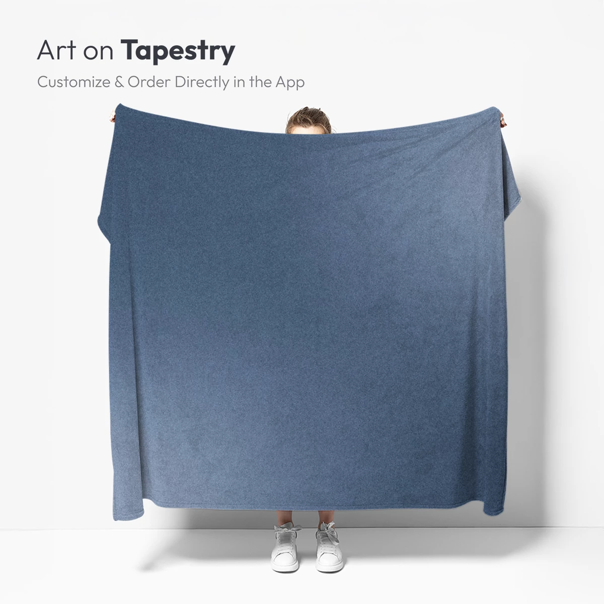 Gradient Serenity: Blue Haze Elegance - Image 4