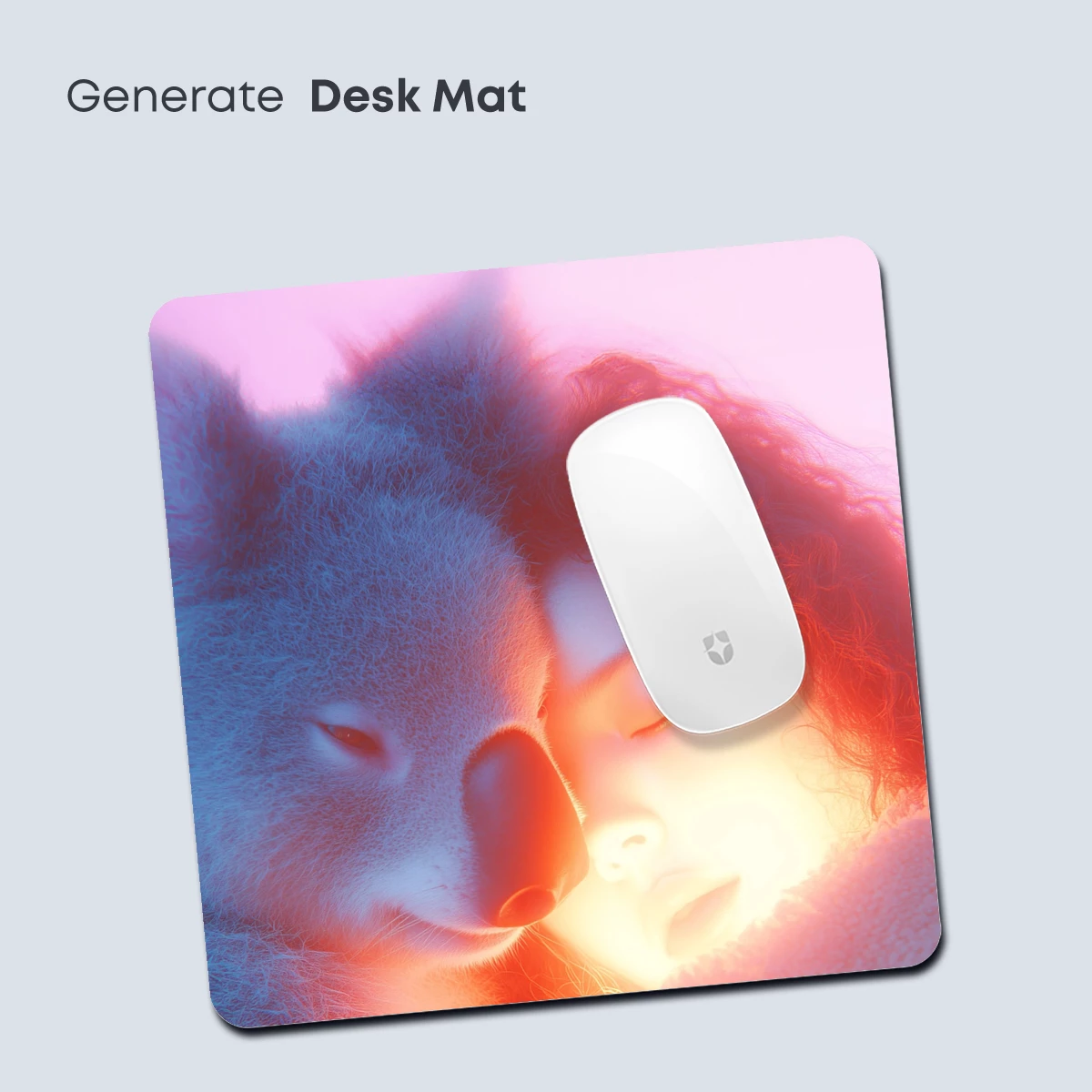 Neon Embrace: Human and Koala in Dreamy Harmony - Image 4