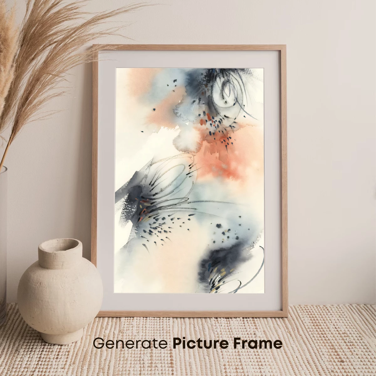 Abstract Whispers: Ink and Hue Harmony - Image 7