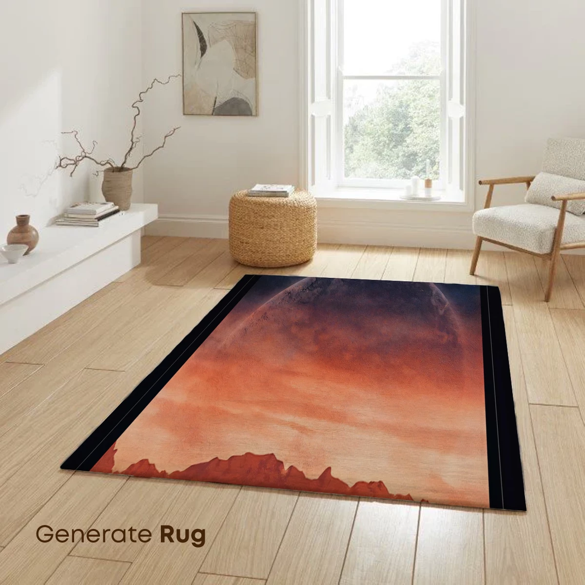 Dune Odyssey: Desert Wanderer Under Cosmic Skies - Image 6