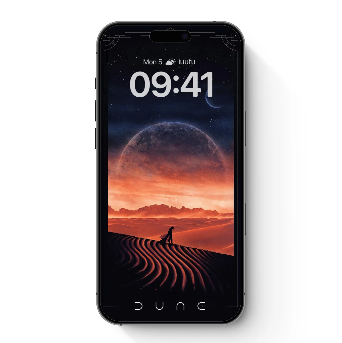 Dune Odyssey: Desert Wanderer Under Cosmic Skies