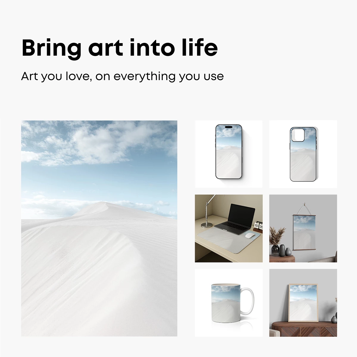 Eternal Sands: Serene Dunes Under a Whispering Sky - Image 2