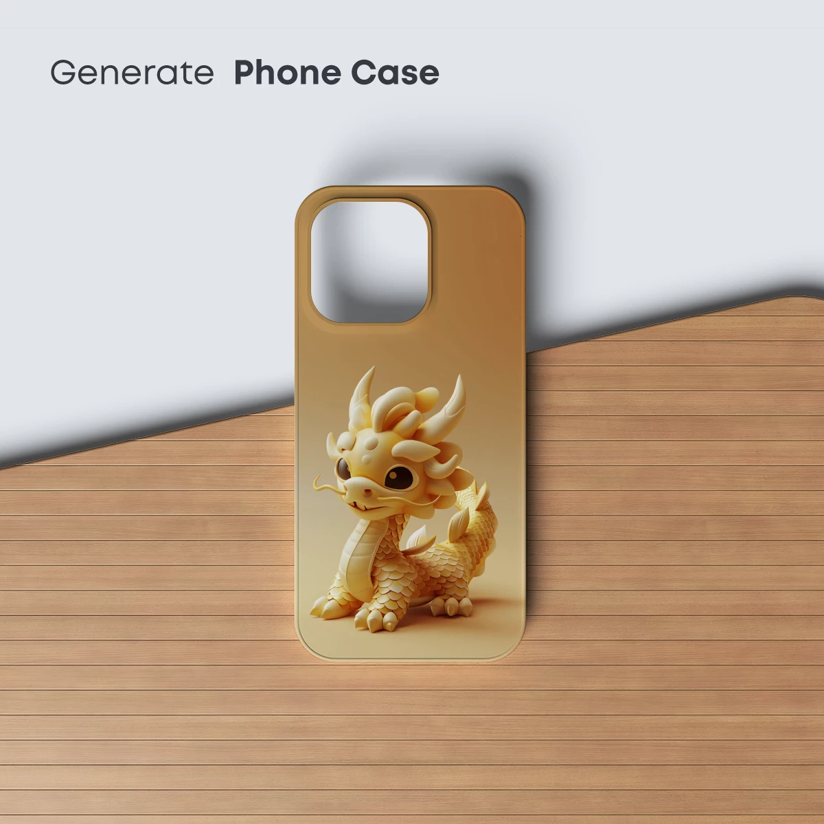 Golden Dragonling: Mythical Charm in Pastel Hues - Image 3