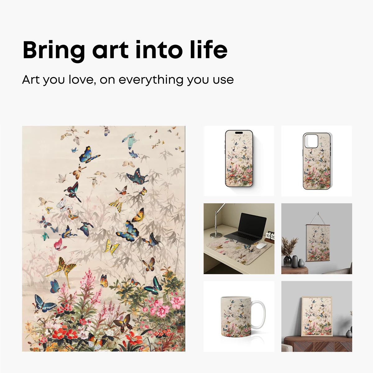 Butterfly Symphony in Bloom - Image 2