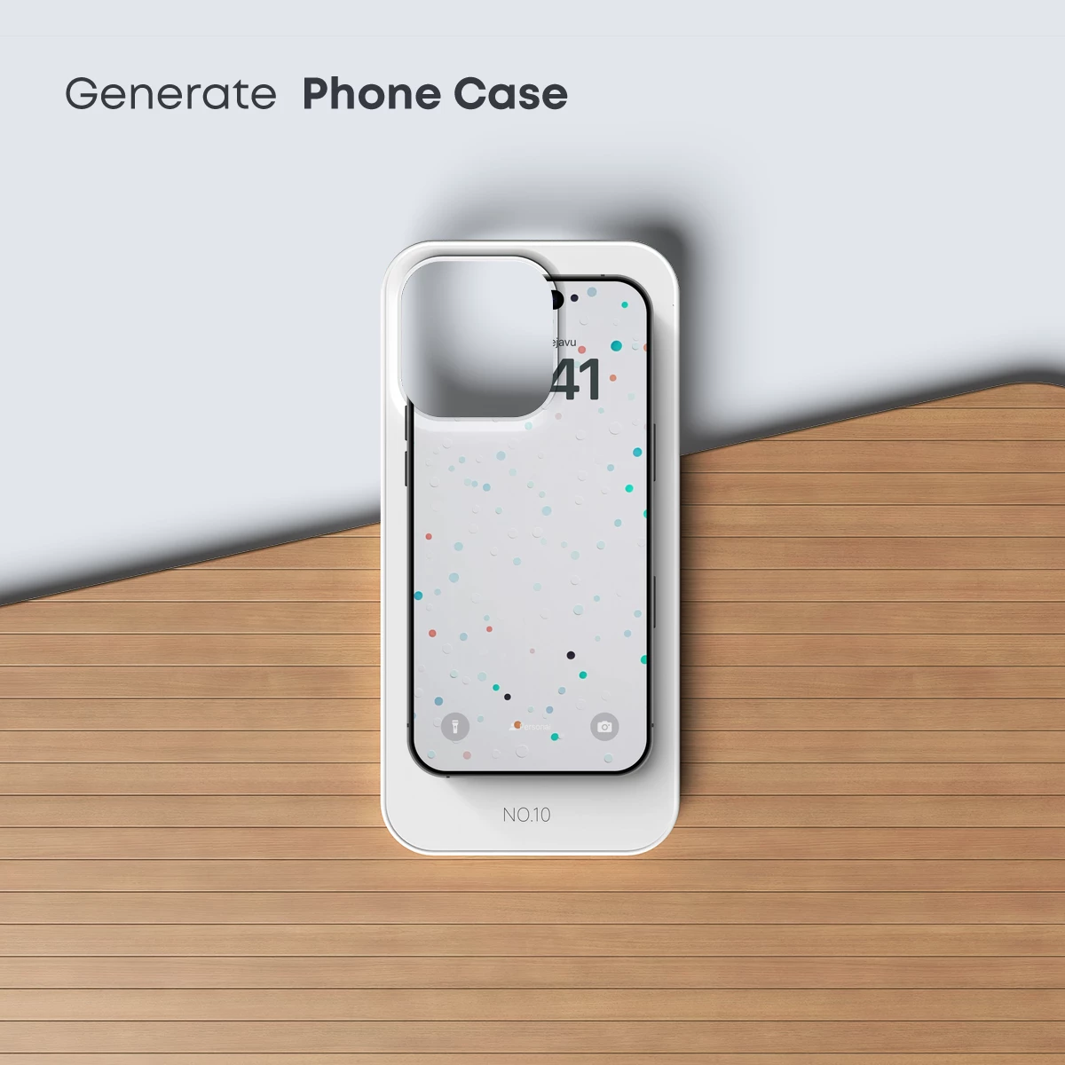 Digital Dawn Dots: Timeless Elegance in Speckles - Image 3