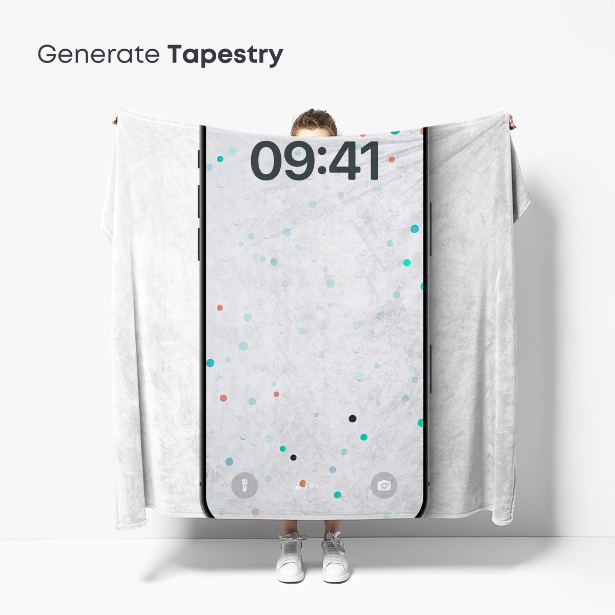 Digital Dawn Dots: Timeless Elegance in Speckles - Image 5