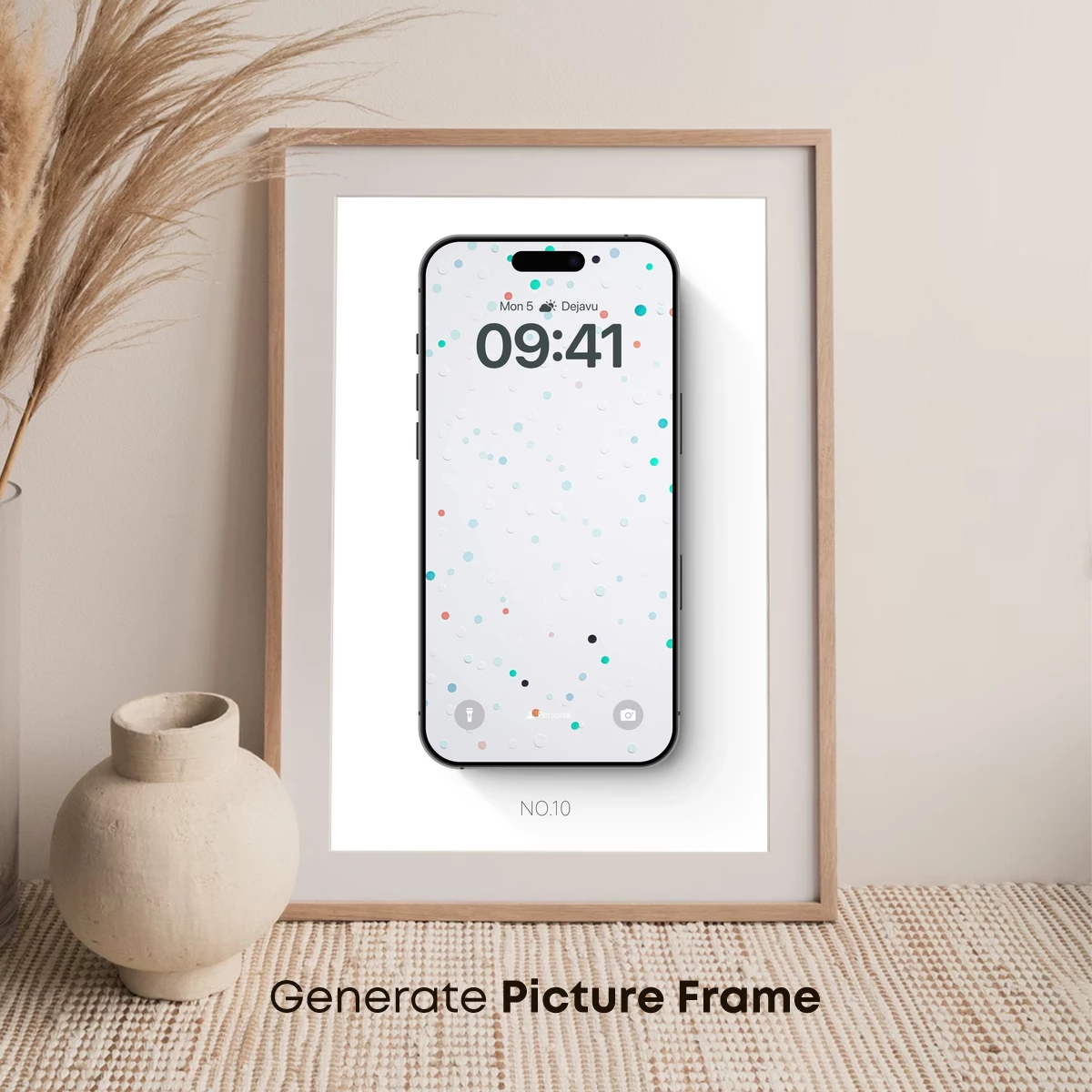 Digital Dawn Dots: Timeless Elegance in Speckles - Image 7