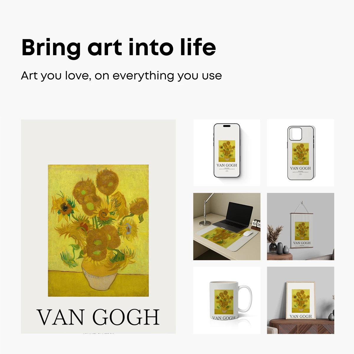 Van Gogh's Sunflowers: Yellow Harmony - Image 2