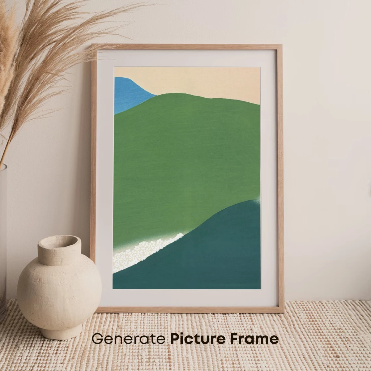 Abstract Coastal Flow: Modern Minimalist Waves - Image 7