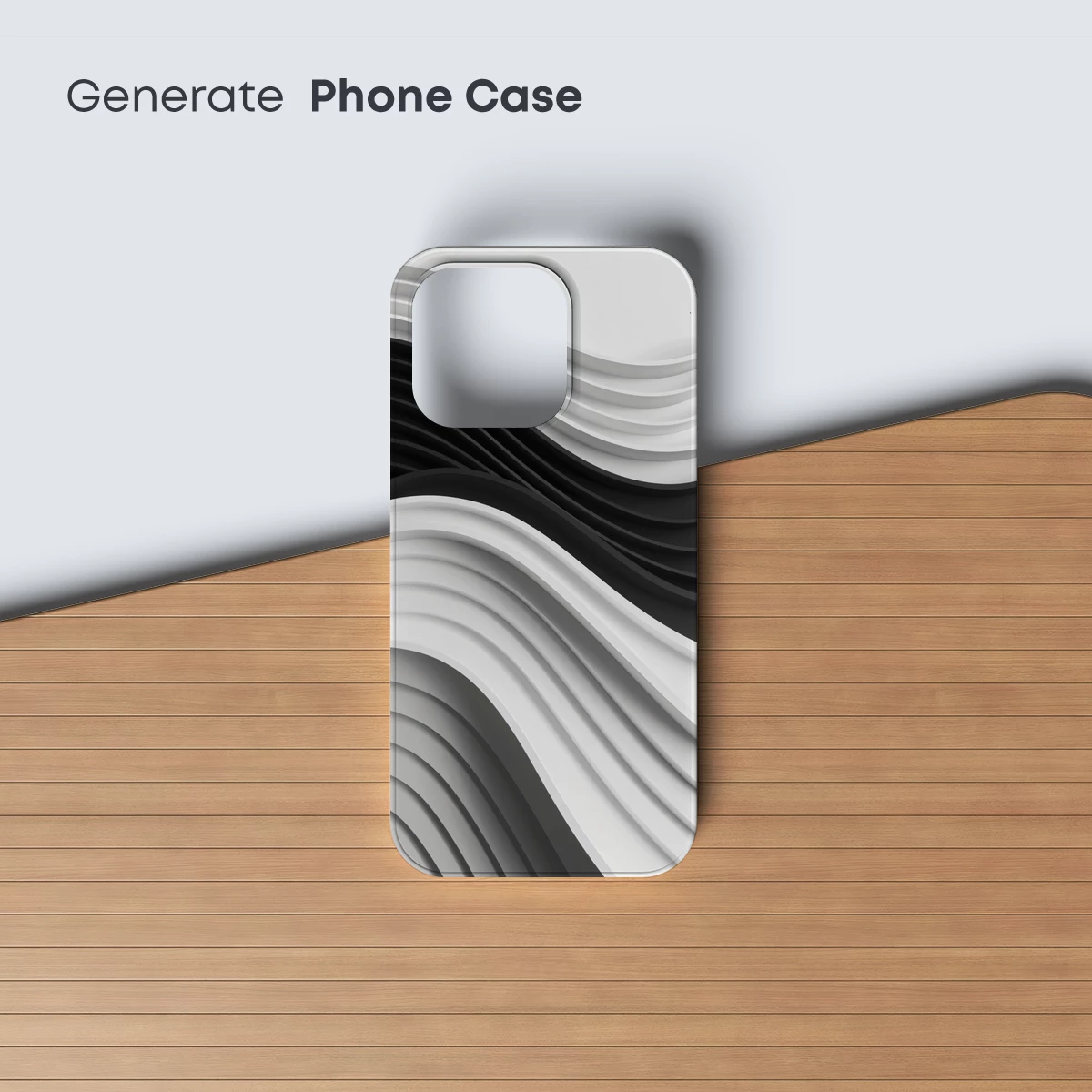 Elegant Monochrome Waves: A Study in Contrast and Flow - Image 3