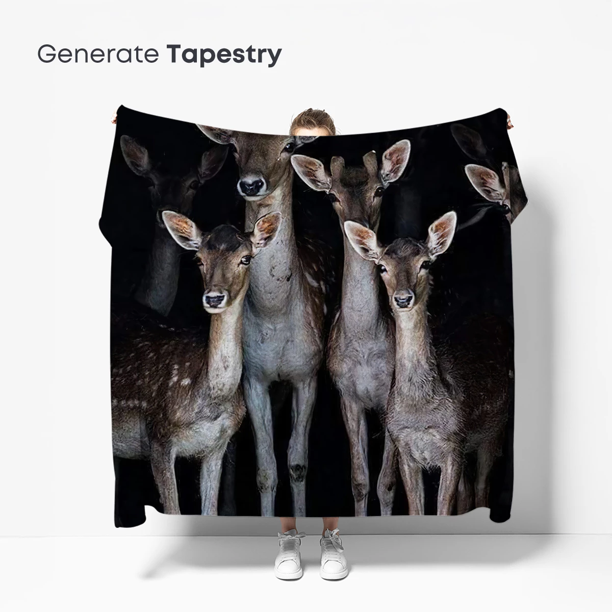 Deer Ensemble in Shadow: A Wildlife Symphony - Image 5