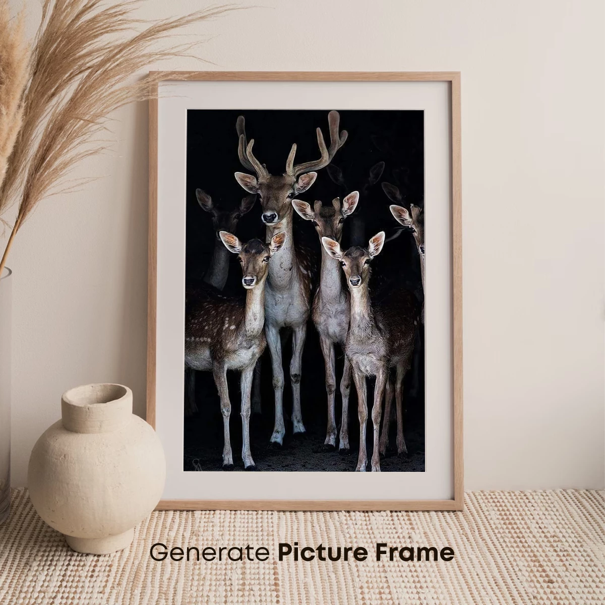 Deer Ensemble in Shadow: A Wildlife Symphony - Image 7