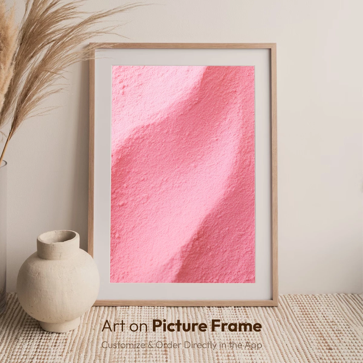 Pink Powder Elegance: Soft Swirls in Pastel Hue - Image 7