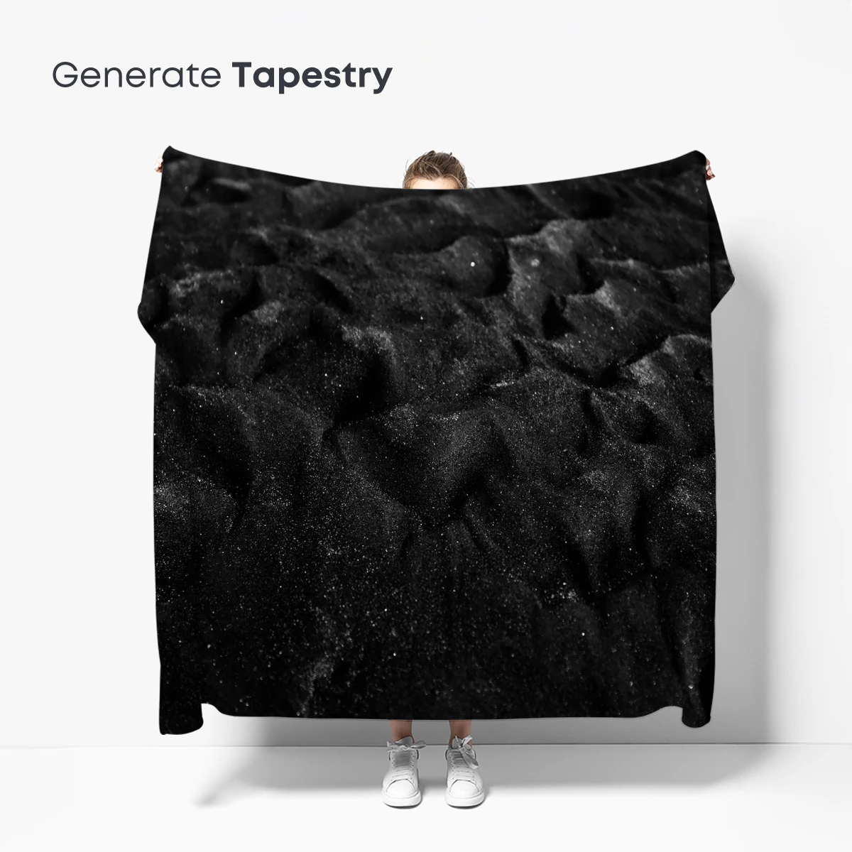 Ethereal Black Sands: A Textured Odyssey - Image 5