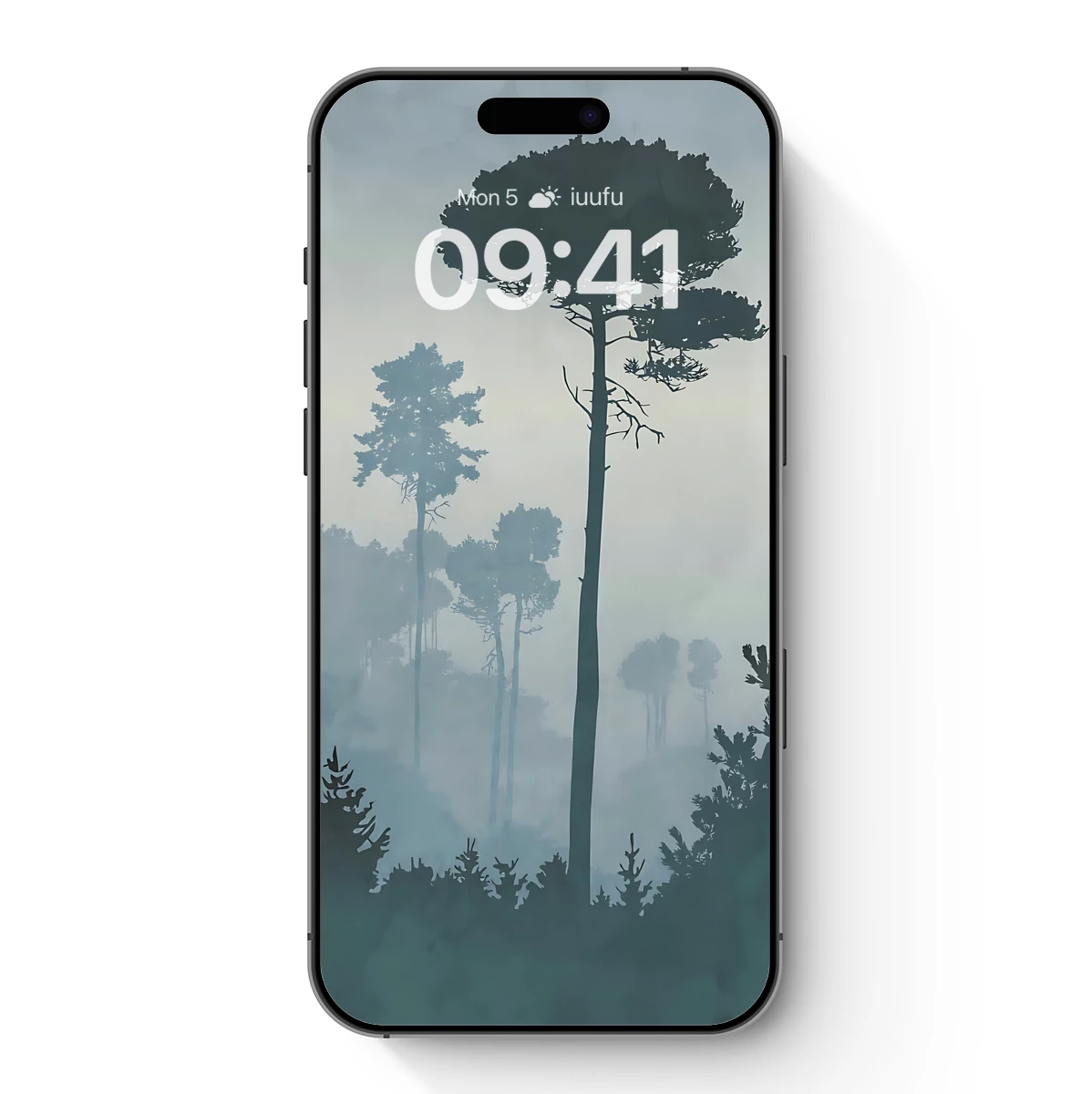 Misty Forest Silhouettes: A Hazy Elegy