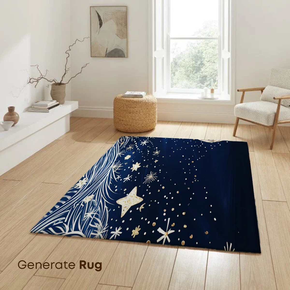 Celestial Whispers: Moonlit Waves and Stars - Image 6