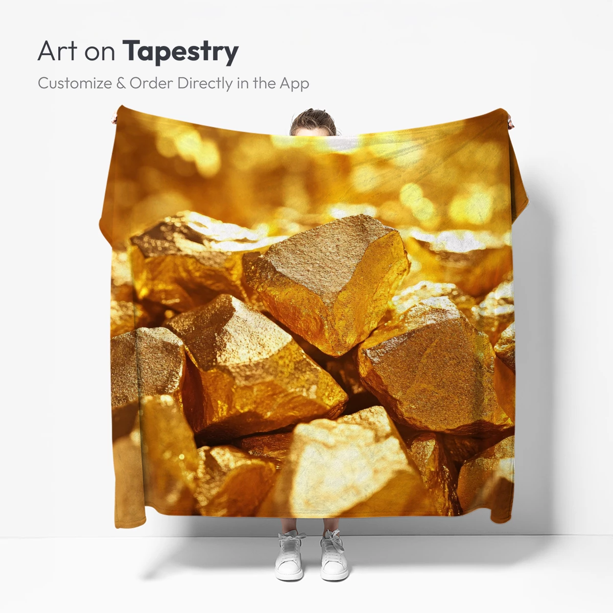 Golden Nuggets: Radiant Wealth in Crystalline Form - Image 5