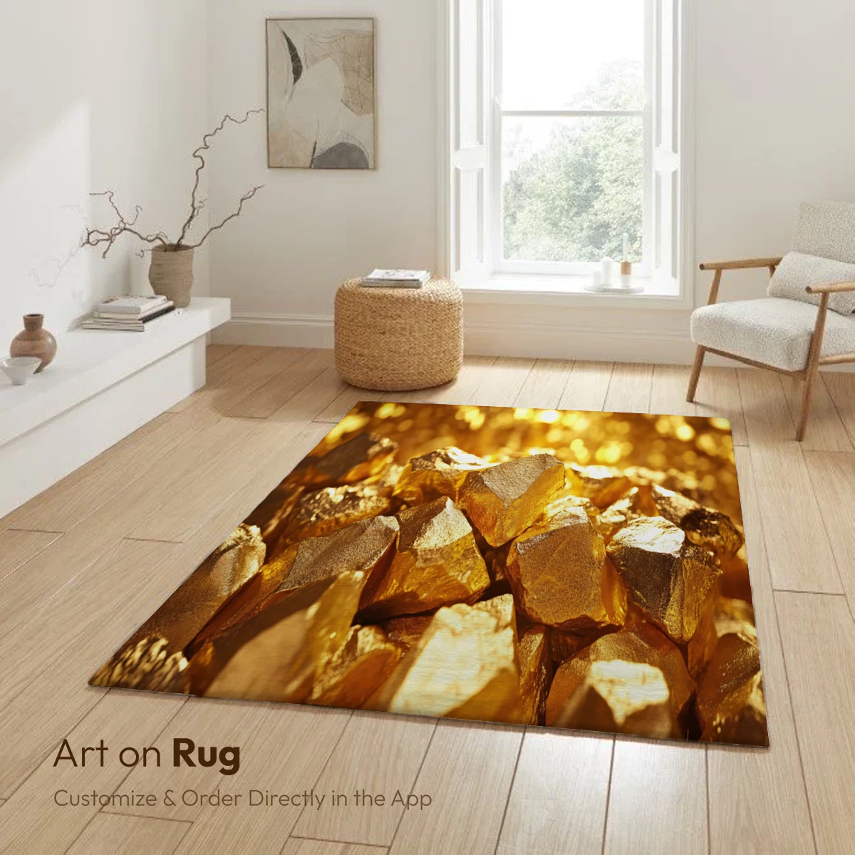 Golden Nuggets: Radiant Wealth in Crystalline Form - Image 6