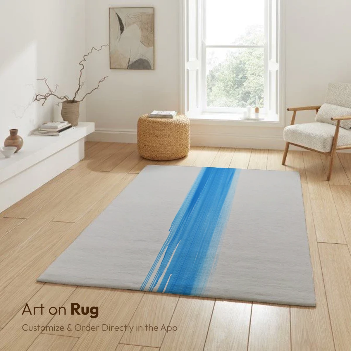 Blue Drip Elegance: Abstract Fluidity - Image 6